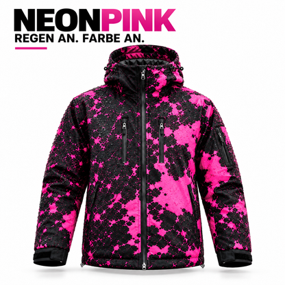 Unisex Regenjacke, die im Regen die Farbe wechselt